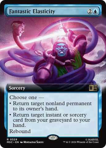 Image for Fantastic Elasticity (Extended Art) (329) (Commander: Marvel Super Heroes) - Magic: The Gathering