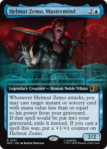 Image for Helmut Zemo, Mastermind (Extended Art) (331) (Commander: Marvel Super Heroes) - Magic: The Gathering