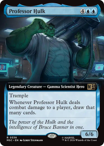Image for Professor Hulk (Extended Art) (338) (Commander: Marvel Super Heroes) - Magic: The Gathering