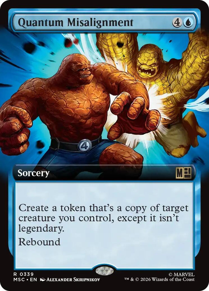 Image for Quantum Misalignment (Extended Art) (339) (Commander: Marvel Super Heroes) - Magic: The Gathering