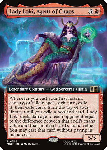 Image for Lady Loki, Agent of Chaos (Extended Art) (365) (Commander: Marvel Super Heroes) - Magic: The Gathering