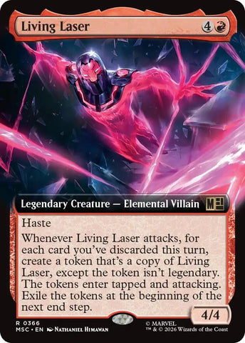 Image for Living Laser (Extended Art) (366) (Commander: Marvel Super Heroes) - Magic: The Gathering