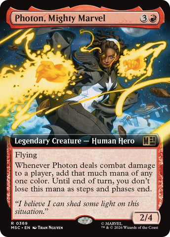 Image for Photon, Mighty Marvel (Extended Art) (369) (Commander: Marvel Super Heroes) - Magic: The Gathering