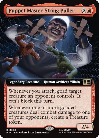 Image for Puppet Master, String Puller (Extended Art) (370) (Commander: Marvel Super Heroes) - Magic: The Gathering