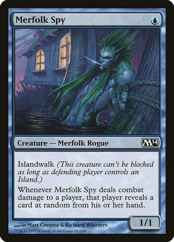 Image for Merfolk Spy (62) [Magic 2014 (M14)]