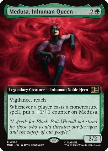 Image for Medusa, Inhuman Queen (Extended Art) (383) (Commander: Marvel Super Heroes) - Magic: The Gathering