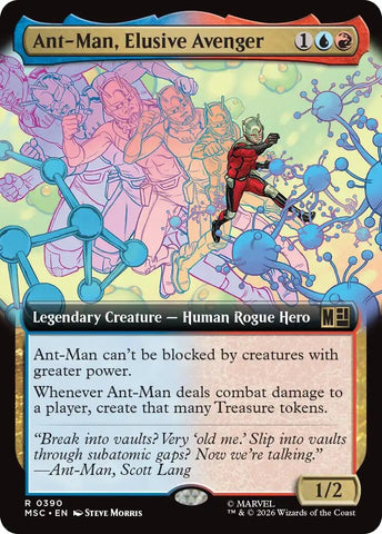 Image for Ant-Man, Elusive Avenger (Extended Art) (390) (Commander: Marvel Super Heroes) - Magic: The Gathering