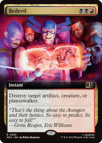 Image for Bedevil (Extended Art) (393) (Commander: Marvel Super Heroes) - Magic: The Gathering