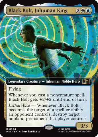 Image for Black Bolt, Inhuman King (Extended Art) (394) (Commander: Marvel Super Heroes) - Magic: The Gathering