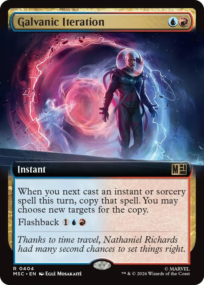 Image for Galvanic Iteration (Extended Art) (404) (Commander: Marvel Super Heroes) - Magic: The Gathering