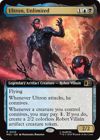 Image for Ultron, Unlimited (Extended Art) (422) (Commander: Marvel Super Heroes) - Magic: The Gathering