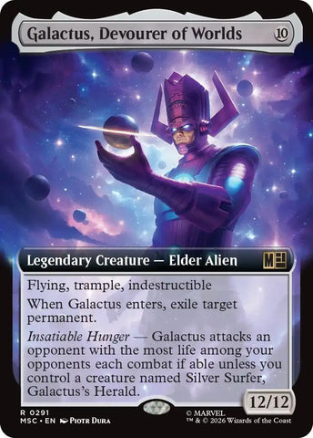 Image for Galactus, Devourer of Worlds (Extended Art) (291) (Commander: Marvel Super Heroes) - Magic: The Gathering