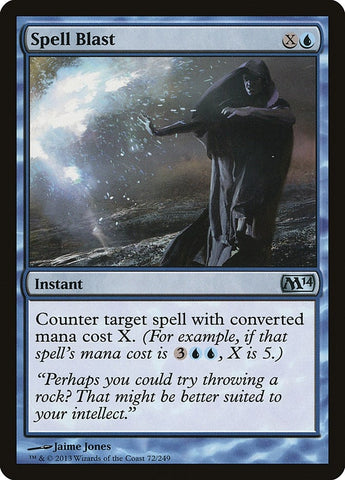Image for Spell Blast (72) [Magic 2014 (M14)]