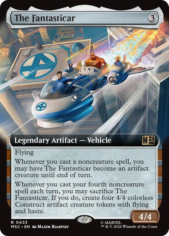 Image for The Fantasticar (Extended Art) (433) (Commander: Marvel Super Heroes) - Magic: The Gathering