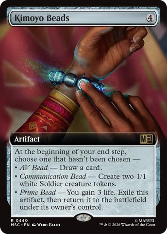Image for Kimoyo Beads (Extended Art) (440) (Commander: Marvel Super Heroes) - Magic: The Gathering