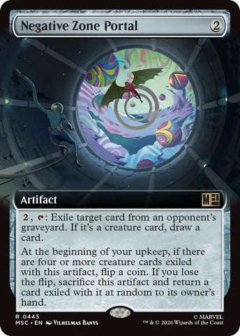 Image for Negative Zone Portal (Extended Art) (445) (Commander: Marvel Super Heroes) - Magic: The Gathering