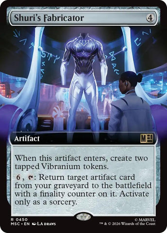 Image for Shuri's Fabricator (Extended Art) (450) (Commander: Marvel Super Heroes) - Magic: The Gathering