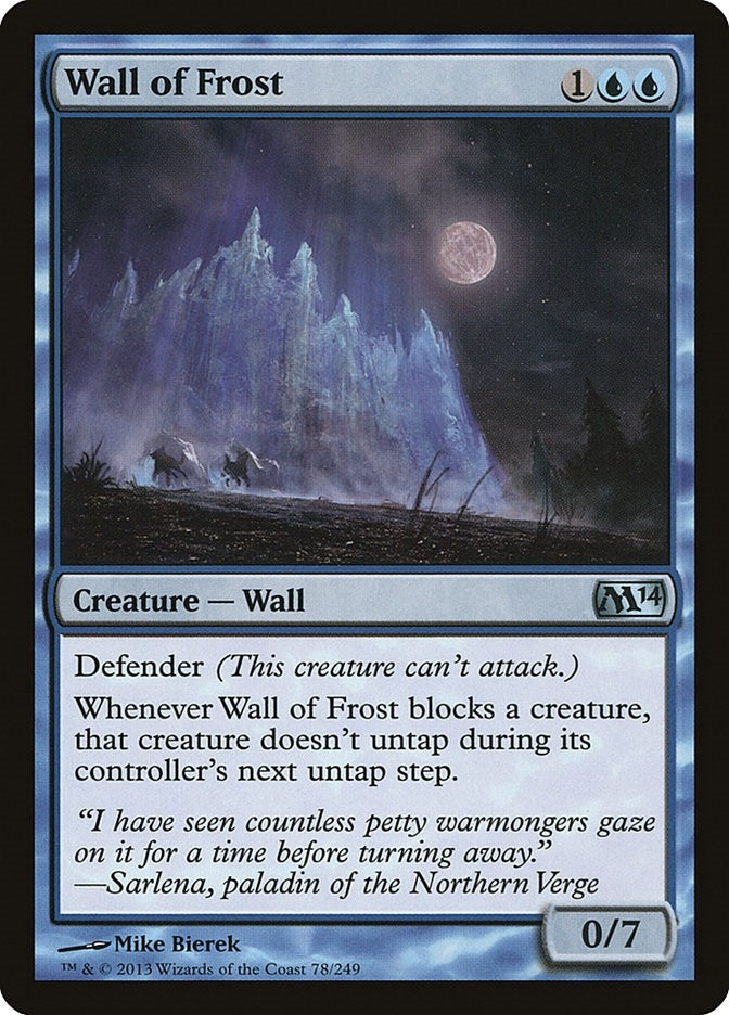 Image for Wall of Frost (78) [Magic 2014 (M14)]