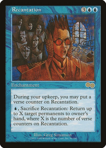Image for Recantation (91) [Urza's Saga]