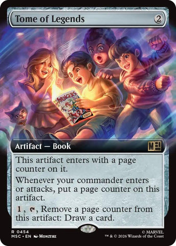 Image for Tome of Legends (Extended Art) (454) (Commander: Marvel Super Heroes) - Magic: The Gathering