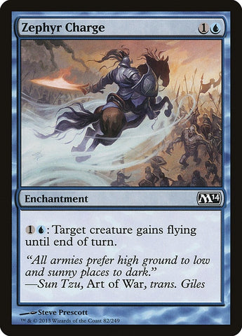 Image for Zephyr Charge (82) [Magic 2014 (M14)]