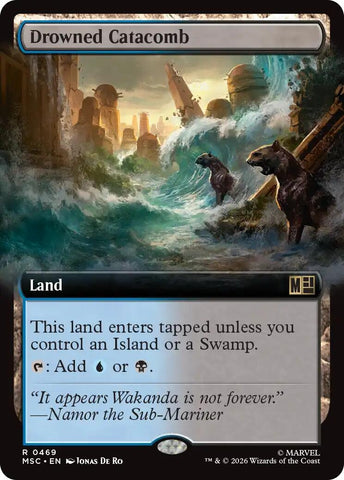 Image for Drowned Catacomb (Extended Art) (469) (Commander: Marvel Super Heroes) - Magic: The Gathering