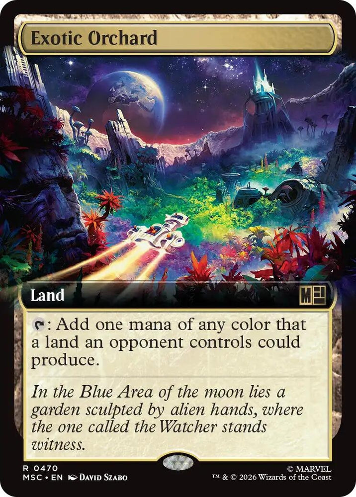 Image for Exotic Orchard (Extended Art) (470) (Commander: Marvel Super Heroes) - Magic: The Gathering