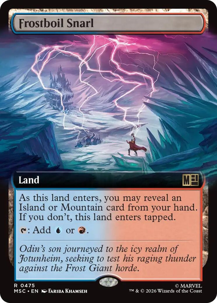 Image for Frostboil Snarl (Extended Art) (475) (Commander: Marvel Super Heroes) - Magic: The Gathering