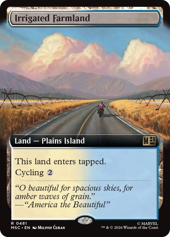 Image for Irrigated Farmland (Extended Art) (481) (Commander: Marvel Super Heroes) - Magic: The Gathering