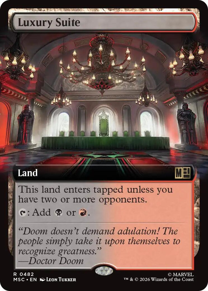 Image for Luxury Suite (Extended Art) (482) (Commander: Marvel Super Heroes) - Magic: The Gathering