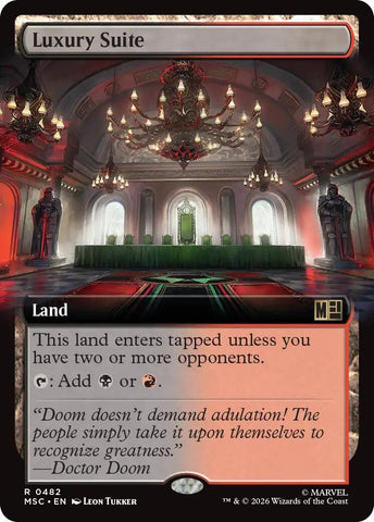 Image for Luxury Suite (Extended Art) (482) (Commander: Marvel Super Heroes) - Magic: The Gathering