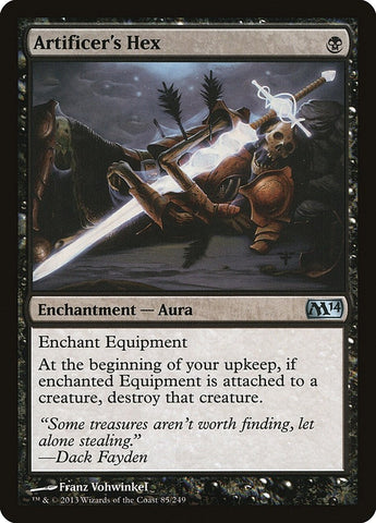 Image for Artificer's Hex (85) [Magic 2014 (M14)]