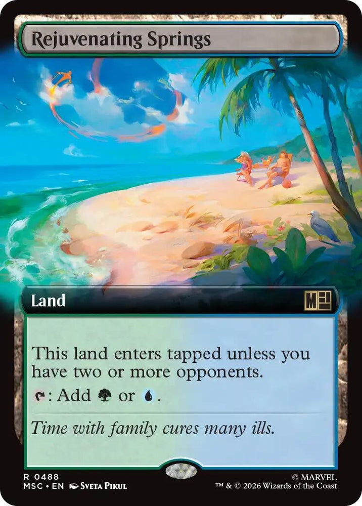 Image for Rejuvenating Springs (Extended Art) (488) (Commander: Marvel Super Heroes) - Magic: The Gathering