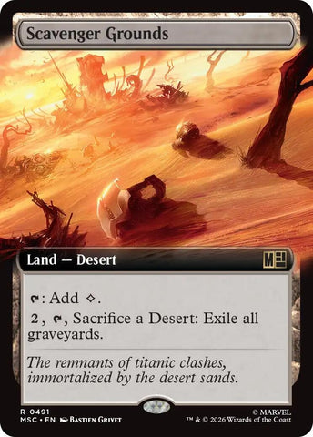 Image for Scavenger Grounds (Extended Art) (491) (Commander: Marvel Super Heroes) - Magic: The Gathering