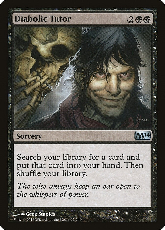 Image for Diabolic Tutor (95) [Magic 2014 (M14)]