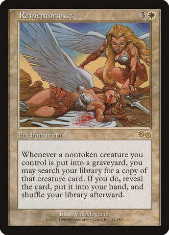 Image for Remembrance (34) [Urza's Saga]