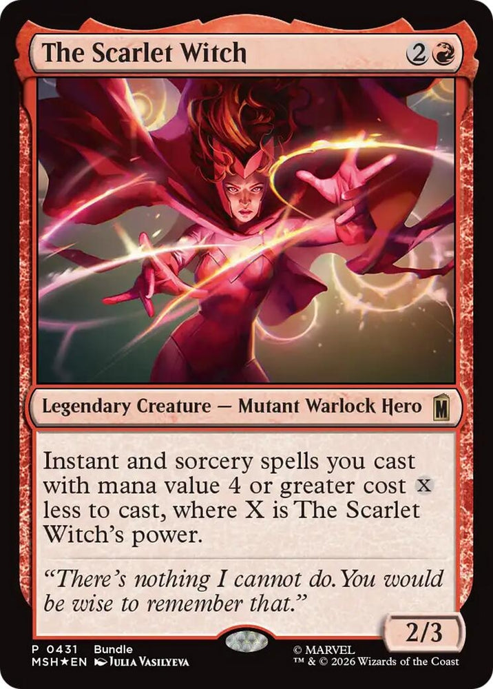 Image for The Scarlet Witch (431) (Unique and Miscellaneous Promos) (UMP) - Magic: The Gathering