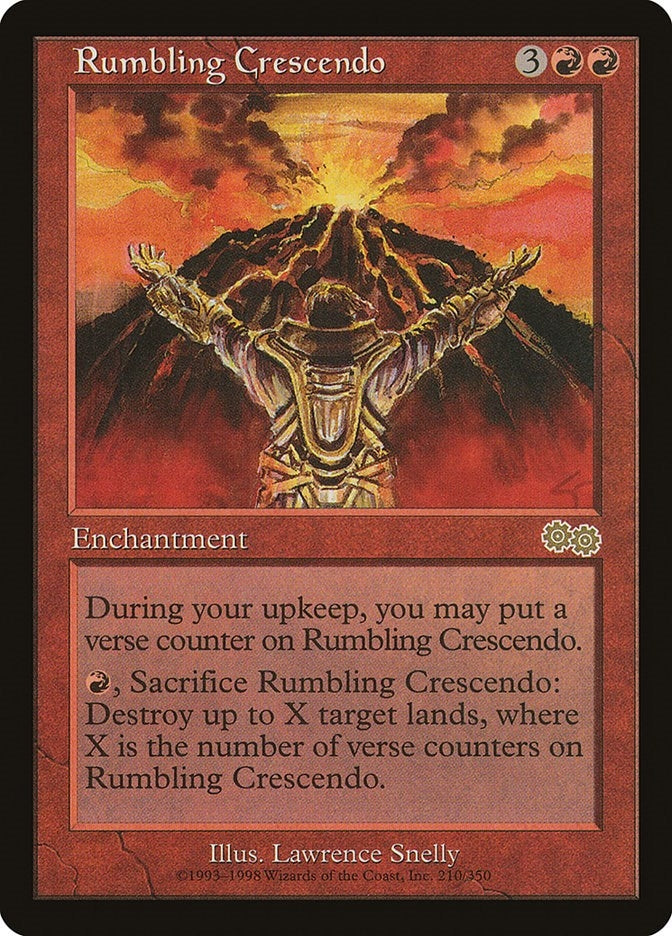 Image for Rumbling Crescendo (210) [Urza's Saga]