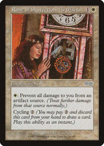 Image for Rune of Protection: Artifacts (35) - Magic: The Gathering