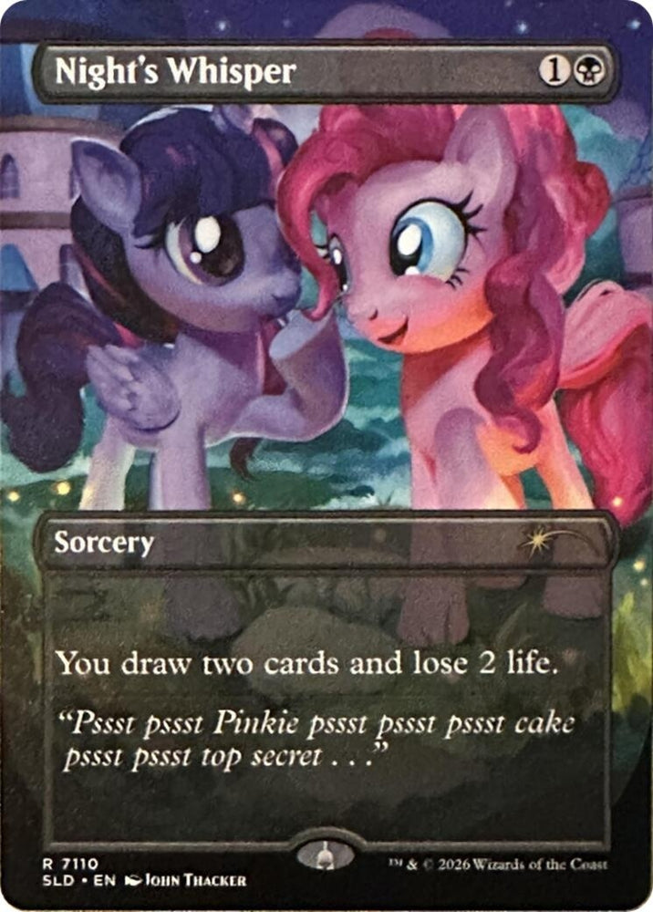 Image for Night's Whisper (7110) (7110) (Secret Lair Drop Series) - Magic: The Gathering