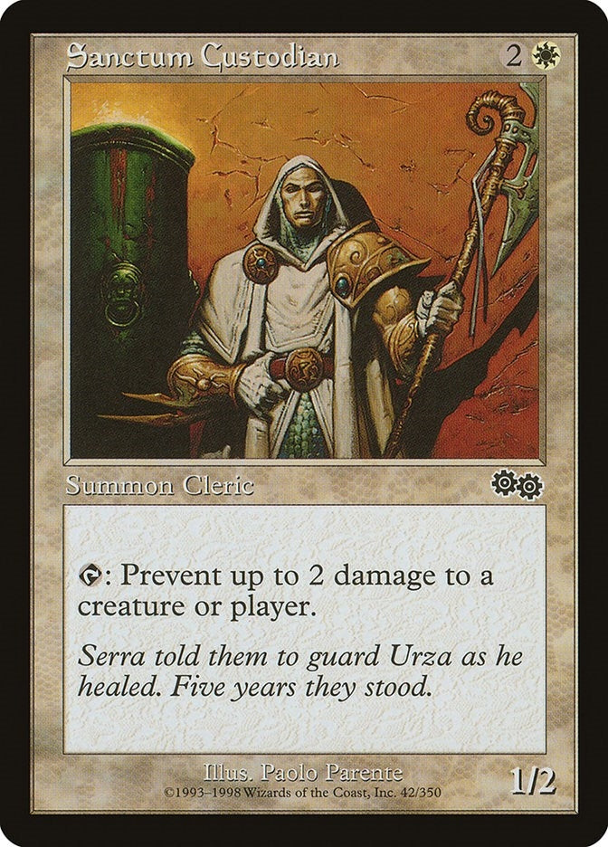 Image for Sanctum Custodian (42) [Urza's Saga]