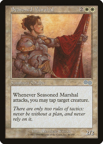 Image for Seasoned Marshal (44) [Urza's Saga]