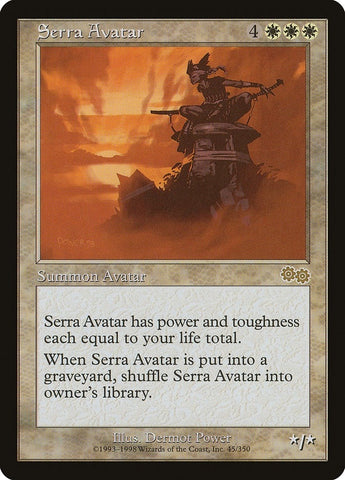 Image for Serra Avatar (45) [Urza's Saga]
