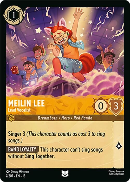 Image for Meilin Lee - Lead Vocalist (7/204) (Attack of the Vine!) (13) - Disney Lorcana