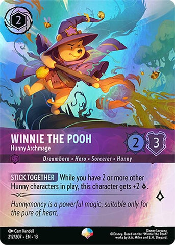 Image for Winnie the Pooh - Hunny Archmage (Epic) (212/204) (Attack of the Vine!) (13) - Disney Lorcana