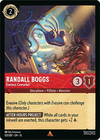 Image for Randall Boggs - Envious Coworker (123/204) (Attack of the Vine!) (13) - Disney Lorcana