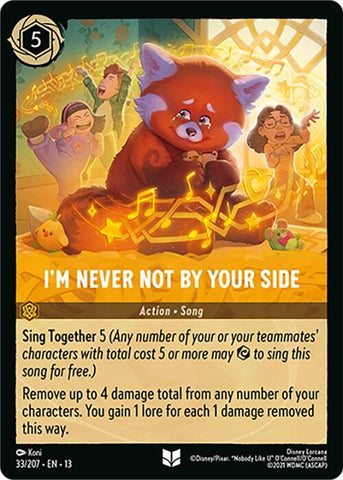 Image for I'm Never Not by Your Side (33/204) (Attack of the Vine!) (13) - Disney Lorcana