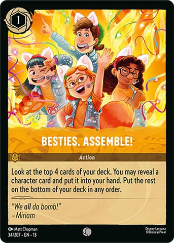 Image for Besties, Assemble! (34/204) (Attack of the Vine!) (13) - Disney Lorcana
