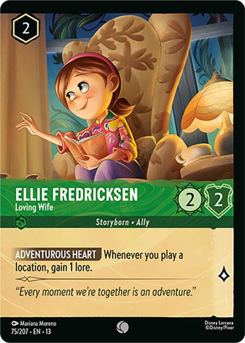 Image for Ellie Fredricksen - Loving Wife (Foil) (75/204) (Attack of the Vine!) (13) - Disney Lorcana
