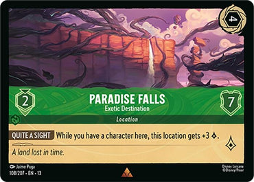 Image for Paradise Falls - Exotic Destination (108/204) (Attack of the Vine!) (13) - Disney Lorcana